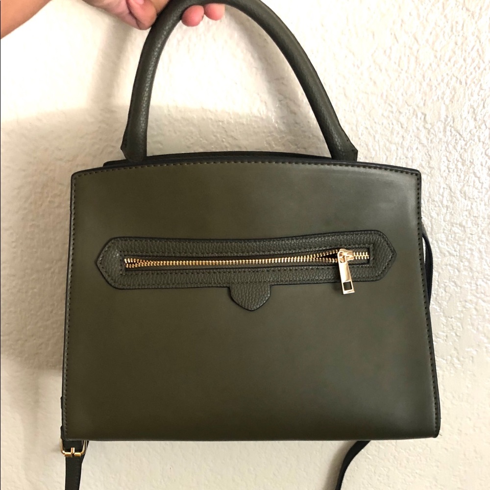 Army Green Satchel